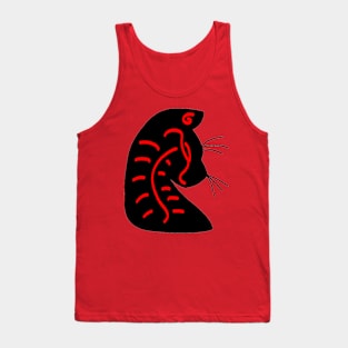 Cat of Neon Markings Tank Top